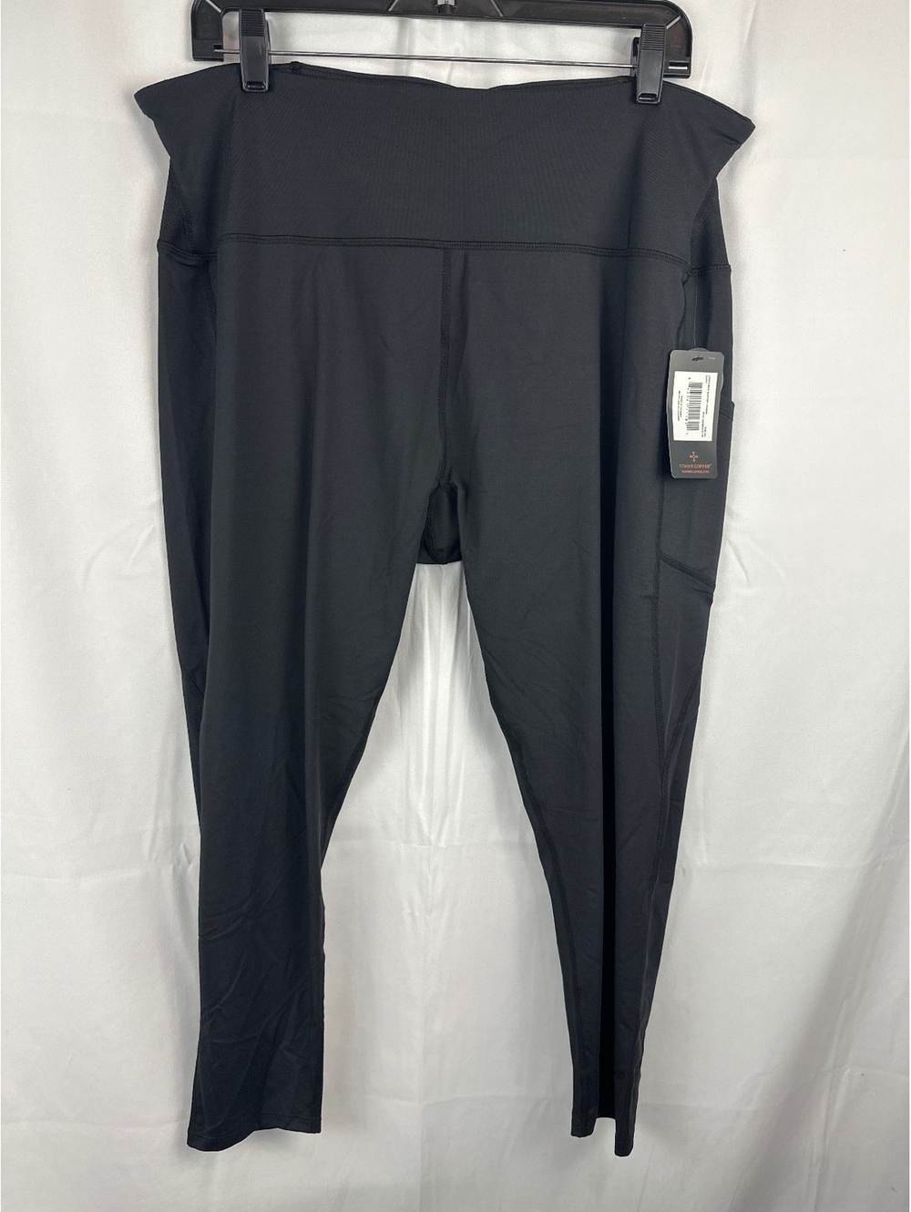 Tommie Copper Black Lower Back Support Legging Size 3XL